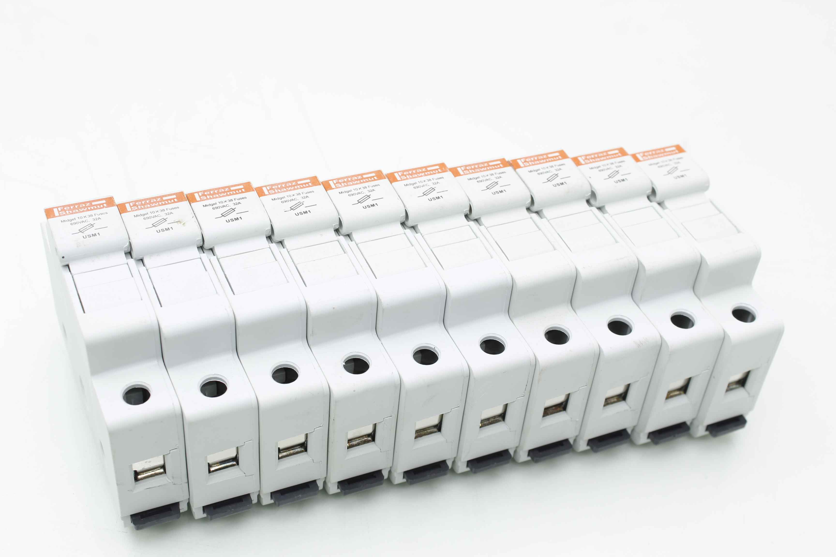 10 Mersen USM1 Y213944 Ferraz Shawmut Fuse Holder Fuse Block 1 Pole