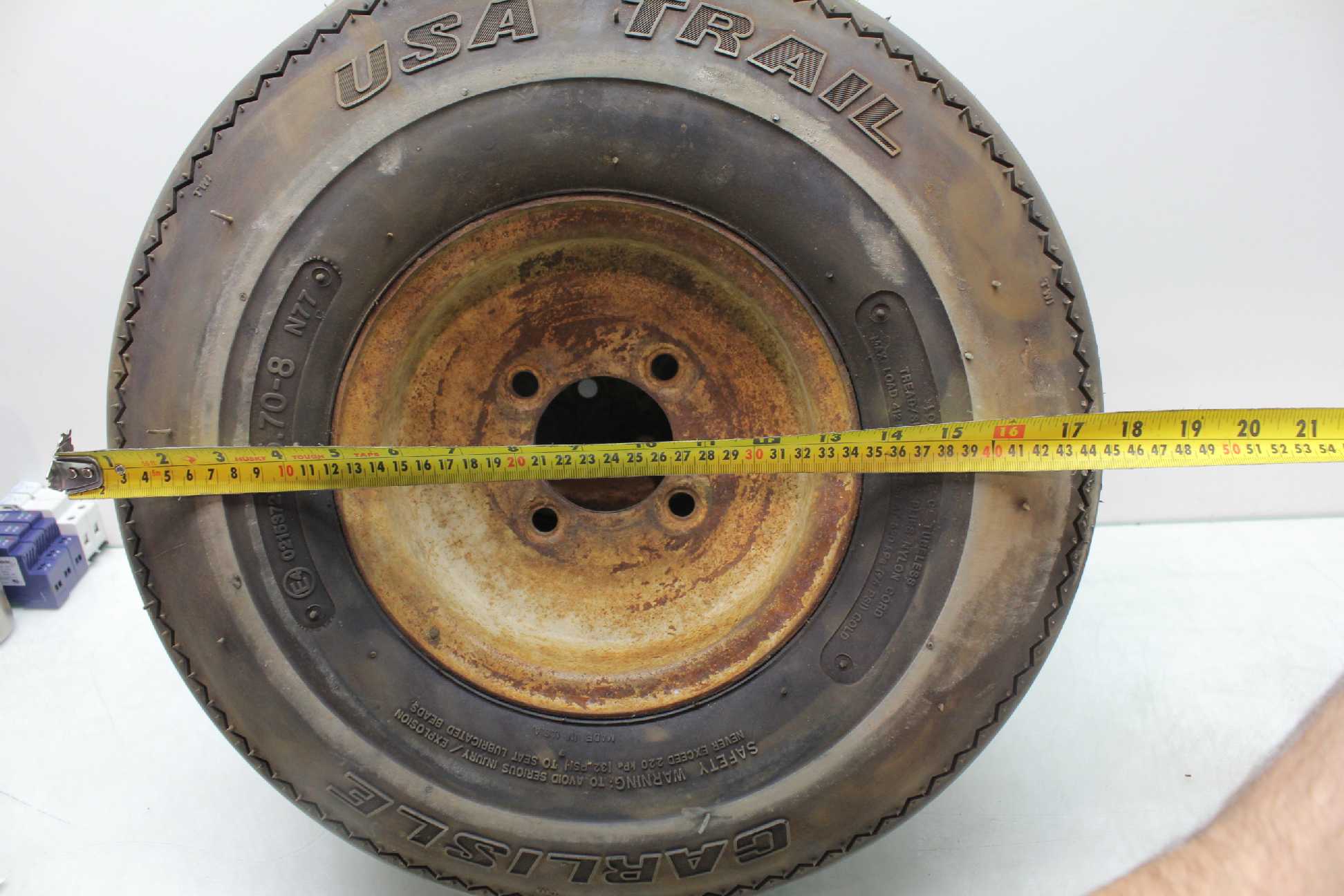 2 New Carlisle 5.708 USA 519087 Trail Mounted Trailer Tires 18.8" x 6" eBay