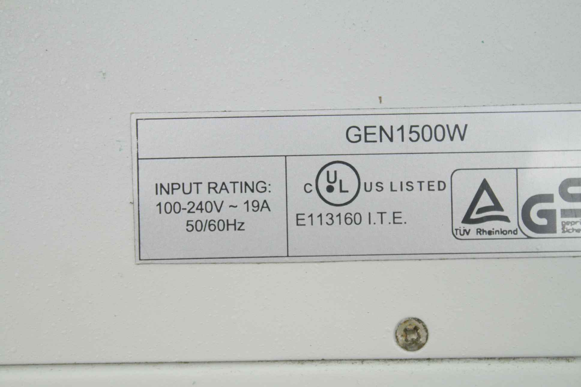 TDK Lambda Genesys GEN 8-180 Programmable DC Power Supply 0-8V / 0-180A