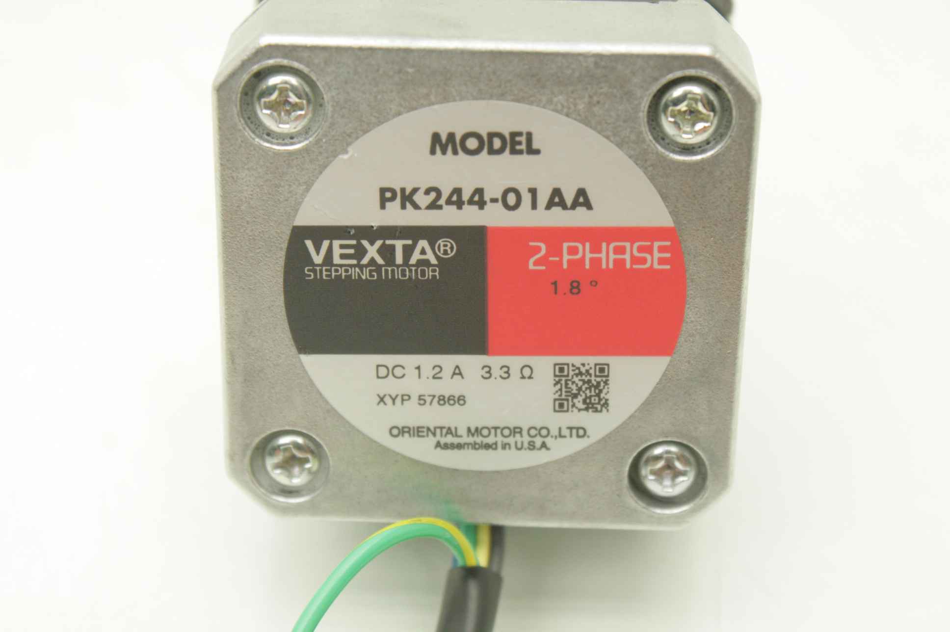 Oriental Motors Vexta PK244-01AA Stepping Motor 2-Phase, 1.8