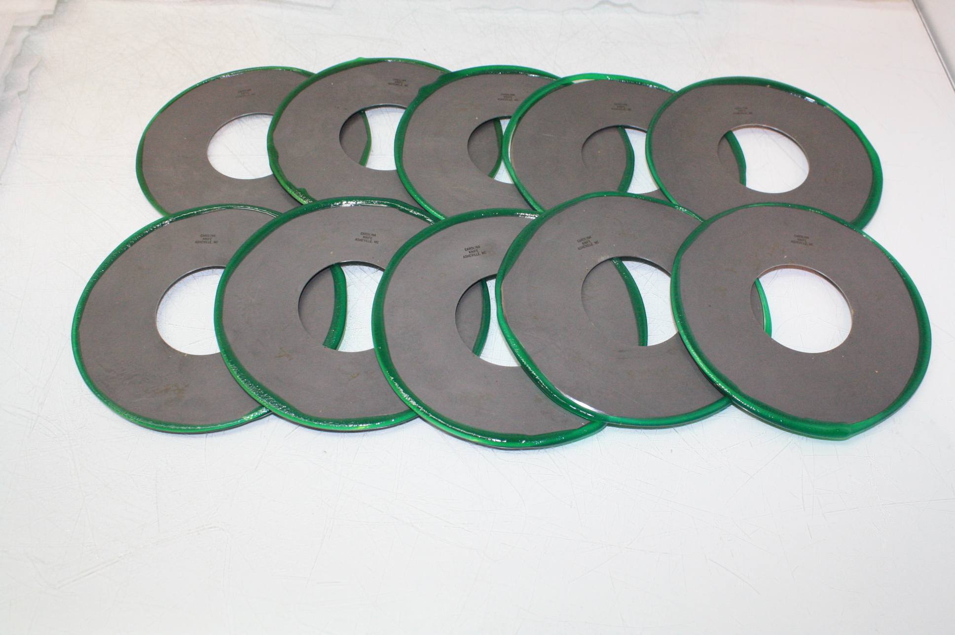 10 Carolina Knife Single Bevel Razor Slitter Blades 5" x 2" x 0.030" eBay