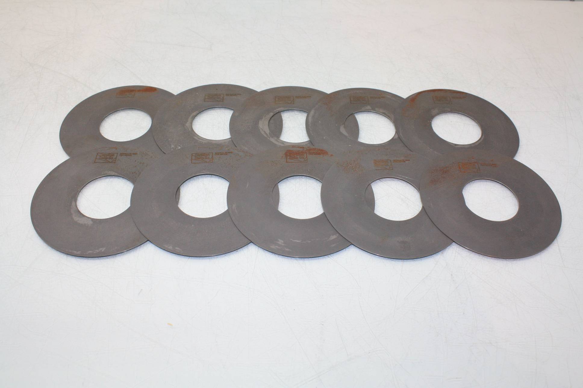 Lot of 10 Carolina Knife Square Edge Circular Slitter Blades 5" x 2" x