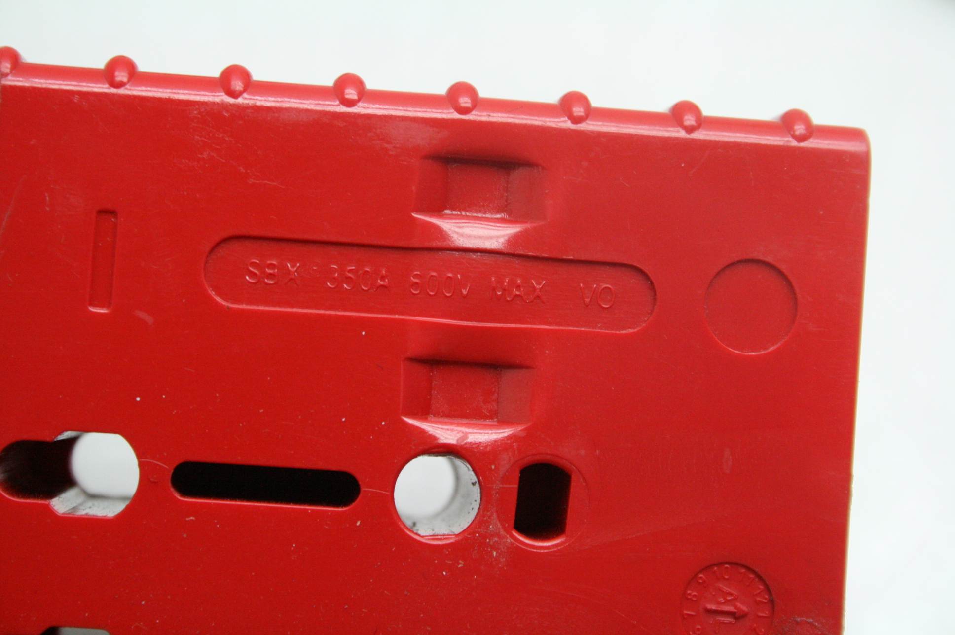 4 Anderson SBX350 Connector 2/0 Wire Gauge 350 Amp Red / Black 923G1