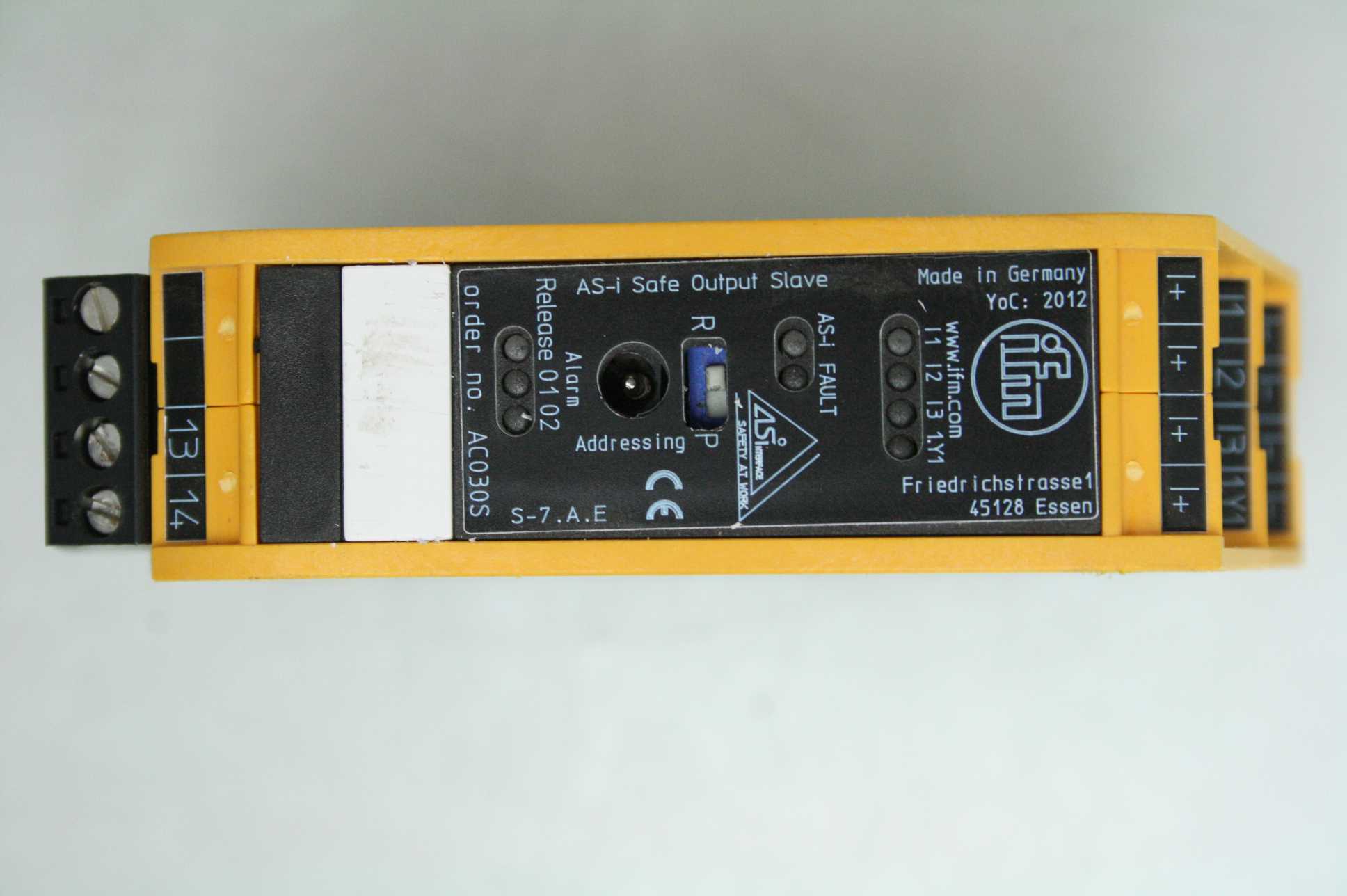 IFM AC030S ASi Safe Safety Output Relay Module Slave Module eBay