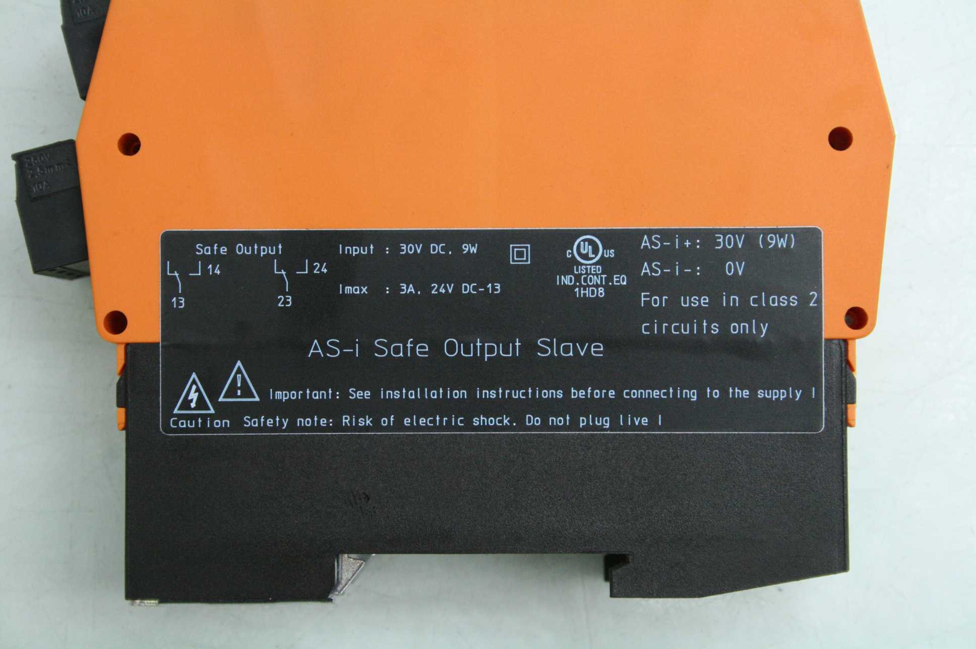 IFM AC030S ASi Safe Safety Output Relay Module Slave Module eBay
