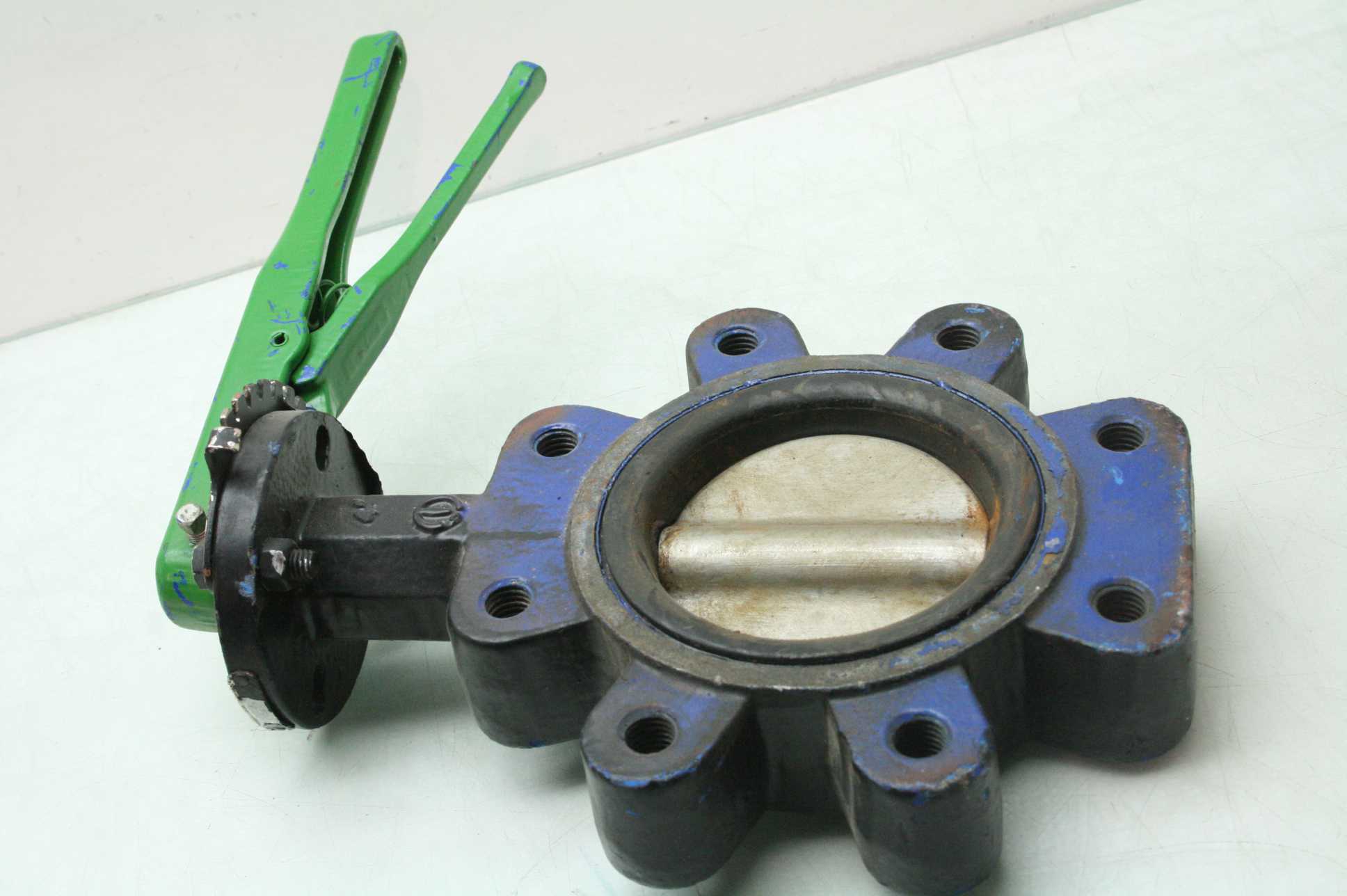 ABZ 4" DN100 Stainless Steel Butterfly Valve Manual Actuator Lever