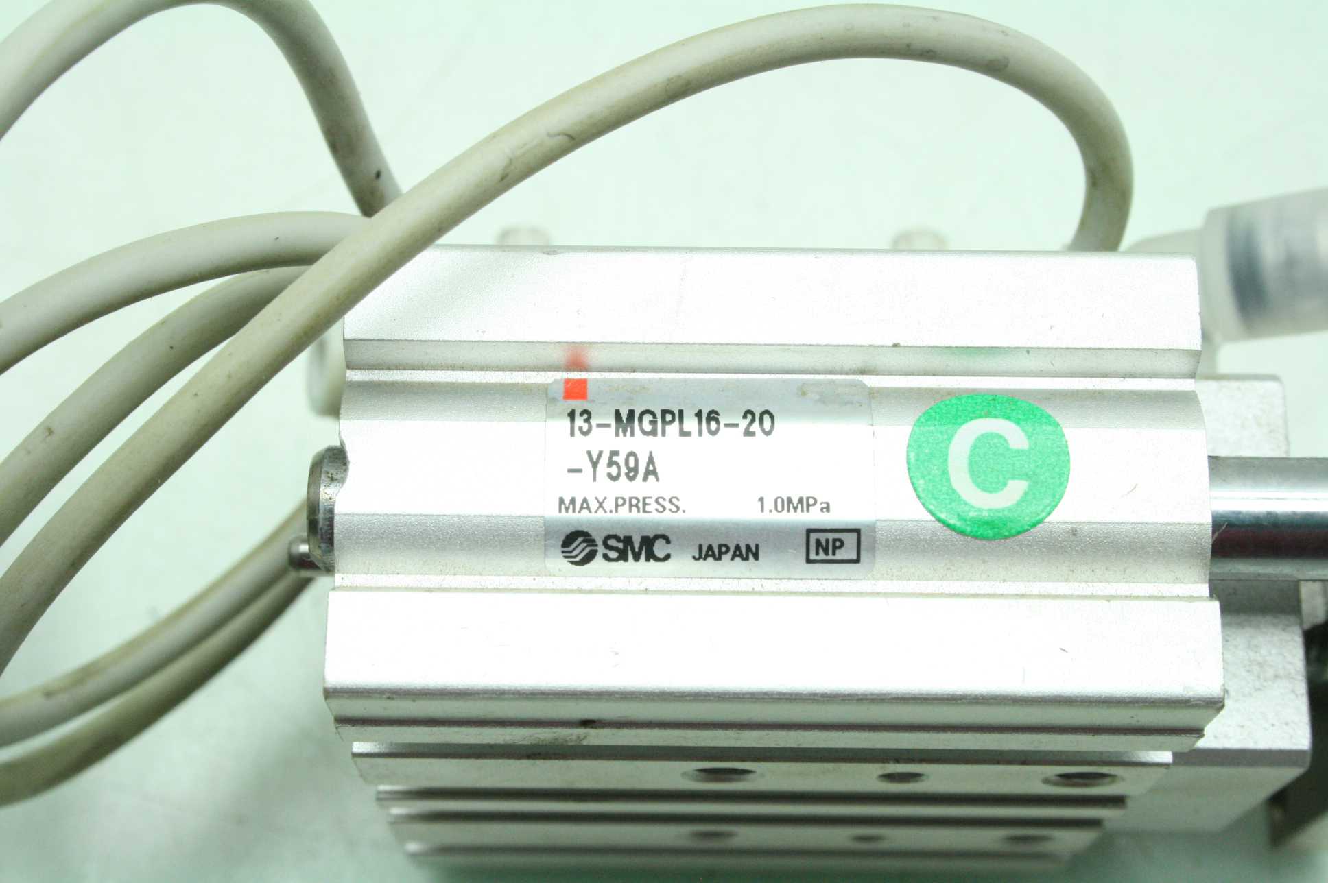 SMC 13MGPL1620 Pneumatic Guided Air Cylinder 16mm Bore x 20mm Stroke