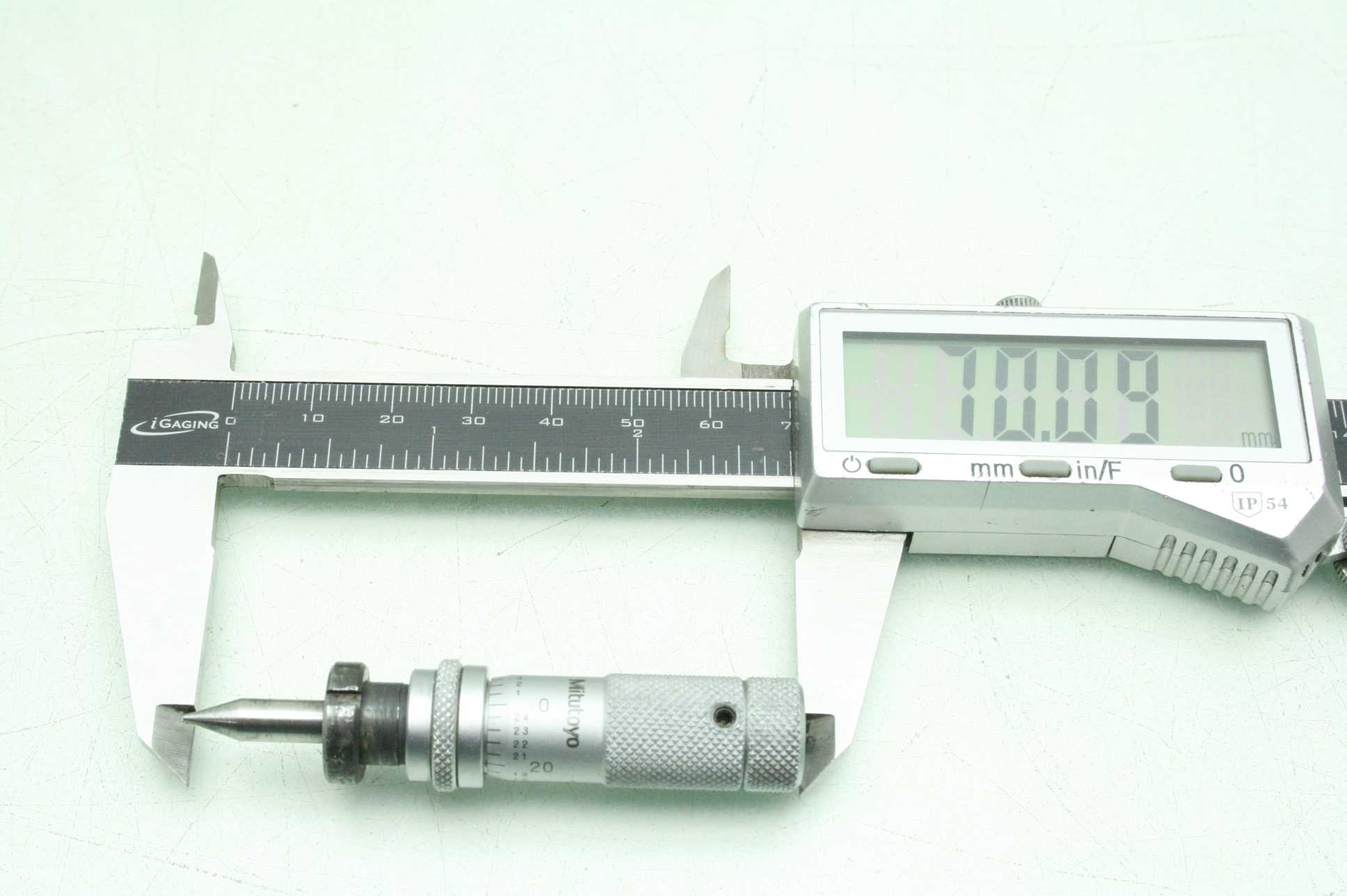 Mitutoyo 148502 Micrometer Head, 0 0.5 Range, 0.001 Graduation