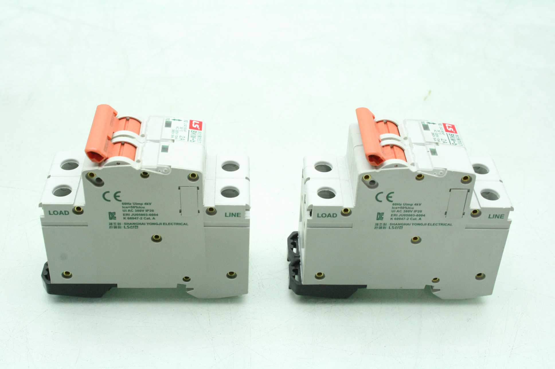 2 LS BKM-b Circuit Breakers, 2A, AC 220-380 V, 2 Pole | EBay