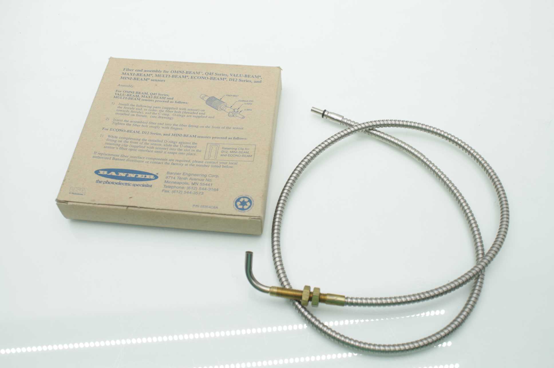 New Banner Ita2 53s Fiber Optic Right Angle Cable New Other See